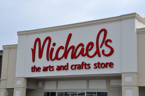 North Bay, Ontario, Canada - July 26, 2015:  Michaels store's facade. Disco Ball Cup, Michaels Store, Michaels Halloween, Led Taper Candles, Hippie Halloween, Michaels Craft, Store Closing, Secret Storage, Halloween Kitchen