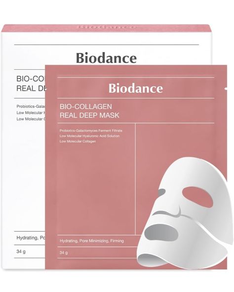 BIODANCE Bio-Collagen Real Deep … curated on LTK Bio Dance Collagen Mask, Biodance Collagen Mask, Korean Mask Skincare, Skincare Manifestation, Biodance Mask, Collagen Face Mask, Skin Masks, Masks Skincare, Bday Stuff