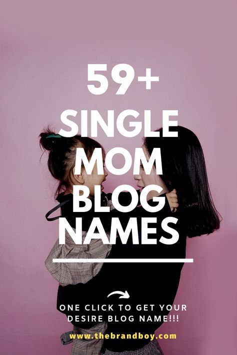 Here we go with wonderful single mom blog names for your next blog Cute Business Names, Single Mom Struggle, Single Mom Tips, Shop Name Ideas, Youtube Names, Instagram Username Ideas, Instagram Site, Single Mom Life, Special Needs Mom