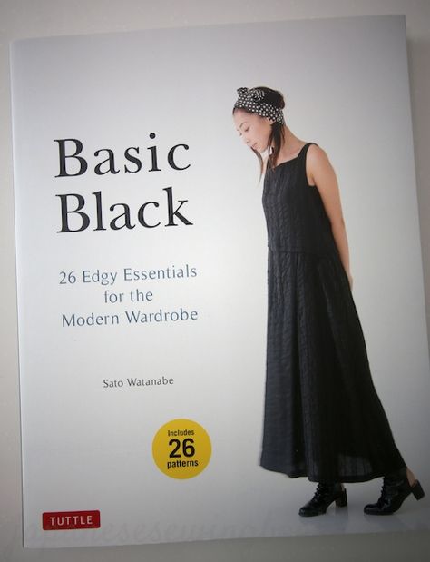 Book Sneak Preview – Basic Black – Japanese Sewing, Pattern, Craft Books and Fabrics Bunka Fashion College, Frill Shirt, Sewing Pattern Book, Japanese Sewing Patterns, Bohemian Tunics, Craft Books, Japanese Sewing, Combo Dress, Sewing Tutorials Free