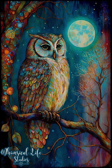 This Giclée Prints item by WhimsicalLifeStudios has 43 favorites from Etsy shoppers. Ships from United States. Listed on 01 Jul, 2023 Acrylic Techniques, Owl Art Print, Owl Artwork, Whimsical Owl, Owl Illustration, Owl Pictures, Owl Painting, Art Pop, Owl Art