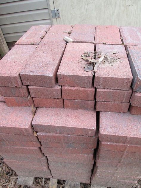 Oh, and did we mention? These are ultra budget-friendly! Cheap Paving Stones, Stone Planters, Paving Stones, Red Bricks, Back To Nature, Planter Boxes, Raised Garden, Raised Garden Beds, Outdoor Projects