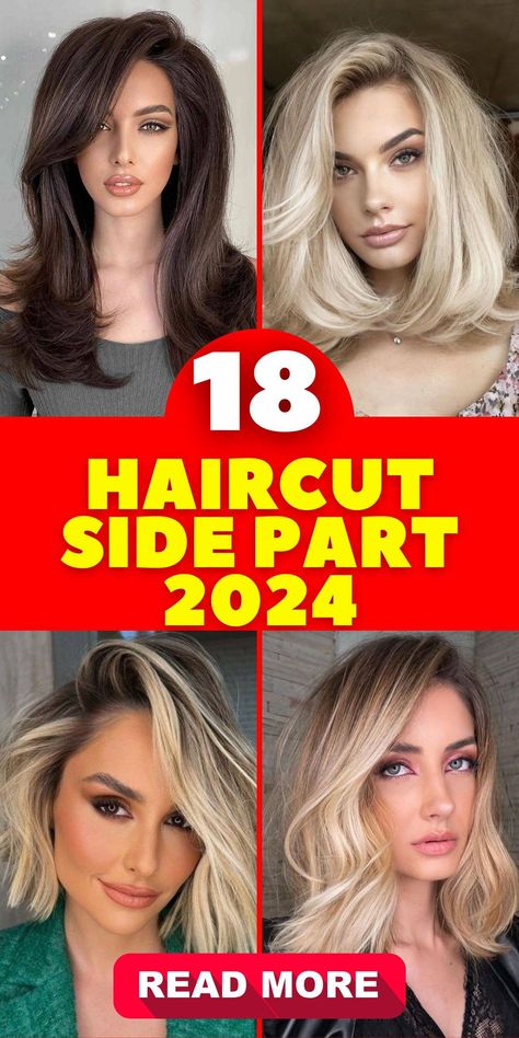 Step into 2024 with confidence and style by embracing the haircut side part trend. Whether you have short, mid-length, or long hair, our skilled hairstylists can create a side-parted masterpiece that suits your unique features. Don't miss the opportunity to experience the beauty of a perfectly executed side-parted haircut. Place your order today and elevate your look with our collection of haircut side part 2024 styles Funky Hairstyles For Long Hair, Haircut Side Part, Long Length Haircuts, Side Part Haircut, Long Hair Trends, Haircuts For Long Hair With Layers, The Haircut, Layered Haircuts For Medium Hair, Side Part Hairstyles