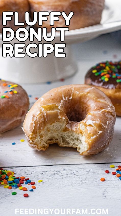 Is it Homemade Donuts or Homemade Doughnuts?? Either way with this recipe for Homemade Donuts, you are going to have freshly fried, soft, fluffy, glazed donuts that are irresistible. This donut recipe starts with a basic dough that fries up perfect to make easy and delicious donuts. Frosting For Donuts Icing Recipe, Fried Donuts Homemade, Fluffy Donut Recipe Fried, Yeast Donuts Fried, Homemade Doughnuts Easy Without Yeast, Homemade Donuts Recipe Easy Fried No Yeast, Cake Donut Recipe Fried, Fluffy Donut Recipe, Cake Doughnut Recipe Fried