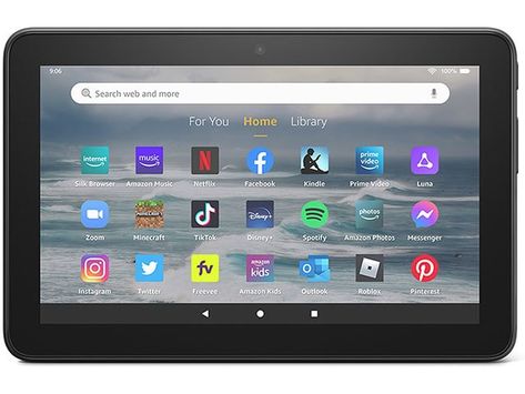 Tiny price, big fun. Enhanced performance - now with up to 10 hours of battery life (40% more) and up to 30% faster quad-core processor Tablet Amazon, Amazon Fire, Tablet, Black