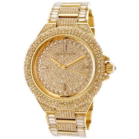 Michael Kors Women's Camille Gold-Tone Stainless Steel and Pave... ($370) ❤ liked on Polyvore featuring jewelry, watches, accessories, michael kors, druzy jewelry, white dial watches, white wrist watch and water resistant watches Michael Kors Outlet, Mk Watch Women, Mk Watch, Watches Women Michael Kors, White Dial Watch, Pave Jewelry, Ice Watch, Michael Kors Jewelry, Rose Gold Watches