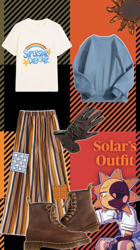 SaMs, Solar, fnaf, clothes Solar, Moon