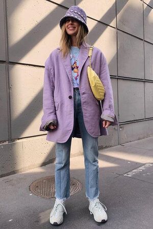 Emili Sindlev, Purple Outfits, Colour Combo, Fashion Weeks, Mode Inspo, Test Drive, Oversized Blazer, 가을 패션, Mode Vintage