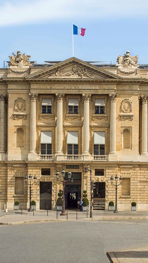 Hotel De Crillon Paris, Hotel De Crillon, France Hotel, Parisian Beauty, Luxury Hotel Design, Hotel Room Interior, Hotels In France, European Hotel, Luxury Lifestyle Travel