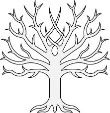 Family Tree Design, Leafless Tree, Family Tree Designs, Tree Outline, Family Tree Art, Linden Tree, Rowan Tree, Laser Cut Wood Crafts, Conifer Trees