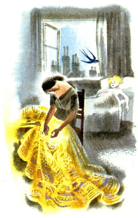 Nika Goltz - Oscar Wild's Fairy Tales ''The Happy Prince'' Nika Goltz, Fairy Tales Artwork, Happy Prince, Cinderella Art, The Happy Prince, Childhood Art, Pretty Drawings, Fairytale Art, Lithography