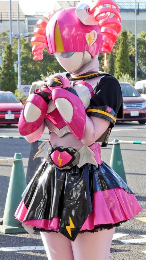 Robot Aesthetic Pink, Cyberpop Outfit, Cyberpop Aesthetic, Magical Girl Outfit Ideas, Robot Outfit, Robot Clothes, Uchuu Kei, Magical Girl Outfit, Magical Girl Aesthetic