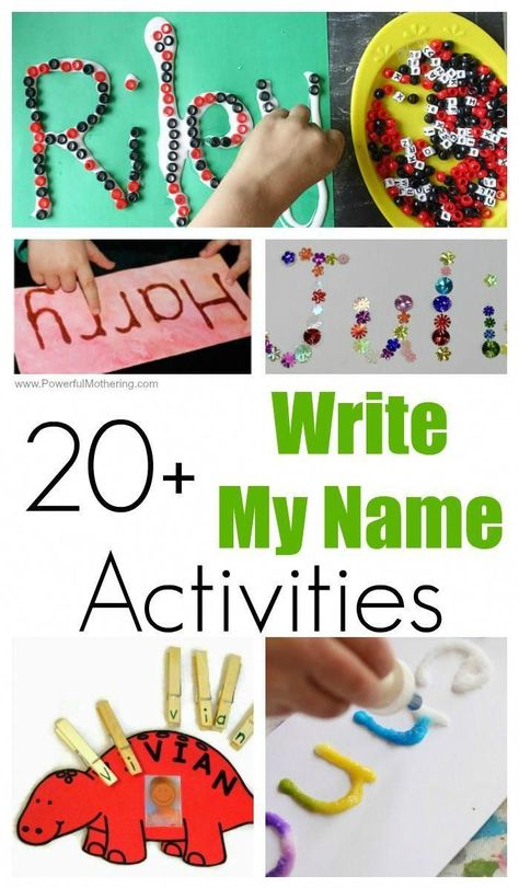 Turn teaching your child to write their name in a FUN activity! Take a look at these fun, creative activities to help your child learn to write their name! #handwritingforkids Name Writing Activities, Name Activities Preschool, Write My Name, Preschool Names, Learn To Write, Name Activities, Preschool Writing, Preschool Literacy, Teaching Preschool