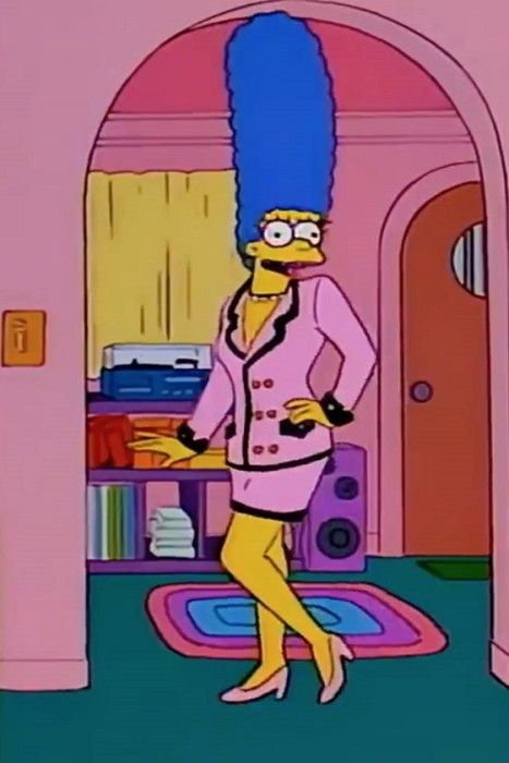 Homer And Marge, Fashion 1990s, Simpsons Drawings, Marge Simpson, Chanel Suit, Kitty Drawing, Hello Kitty Drawing, A Series Of Unfortunate Events, Couple Drawings