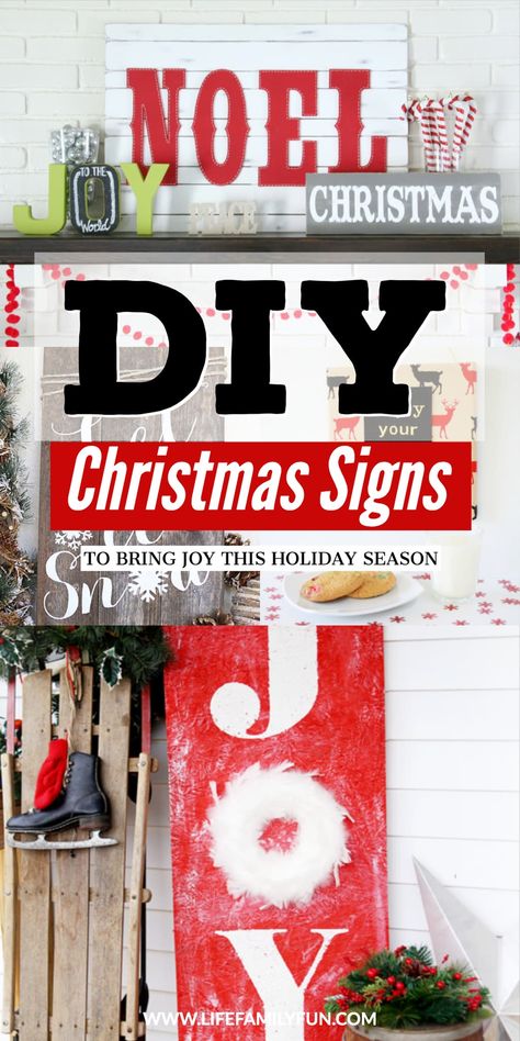 Noel Signs Christmas Diy, Diy Christmas Signs, Christmas Signs Diy, Christmas Plaques, Christmas Crafts To Sell, Dollar Store Christmas, Christmas Guide, Noel Diy, Merry Christmas Sign