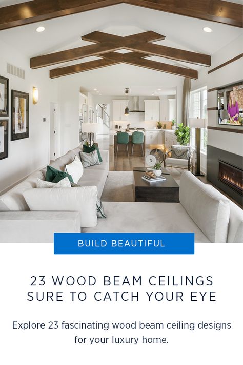 Modern Pop Design For Hall, Modern Pop Design, Wood Beams Living Room, Bedroom Ceiling Ideas, Modern Bedroom Ceiling, Ceiling Ideas Living Room, Ceiling Beams Living Room, Vaulted Ceiling Beams, Vaulted Ceiling Bedroom