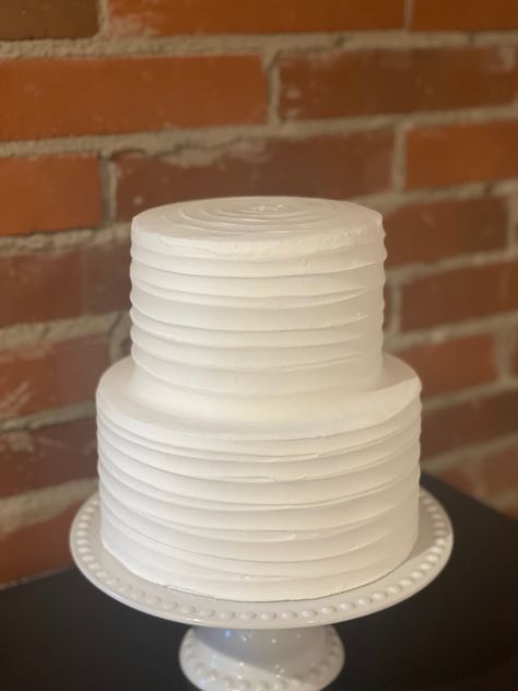 Two rustic tiers cake layers, ready for your decorations or left as it is . You may add a additional tier or cake layer. A simple cake made with cake dummies, this cake top layer 6 x4 and second is eight x4 inch layer, total height is 8 inches tall. Variations are available, three tier with a 10x4 addition , making it a 12 inch tall cake and four tier with a 12x4 bottom layer 16 inch tall . I have cake dummies up to 16 inches wide and four inches tall. They're frosted with white spackle . Fake Cakes For Display, Plain White Cake, Plain Wedding Cakes, Fake Wedding Cake, Fake Wedding Cakes, Dessert Display Wedding, 2 Tier Wedding Cakes, Display Cake, Fake Cakes