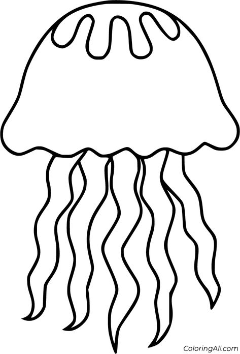 47 free printable Jellyfish coloring pages in vector format, easy to print from any device and automatically fit any paper size. Fish Cutouts Printable, Under The Sea Coloring Pages Free, Coral Reef Coloring Pages, Fish Outline Printable, Fish Coloring Pages Free Printable, Ocean Coloring Pages For Kids, Fish Coloring Pages For Kids, Jellyfish Coloring, Fish Printables