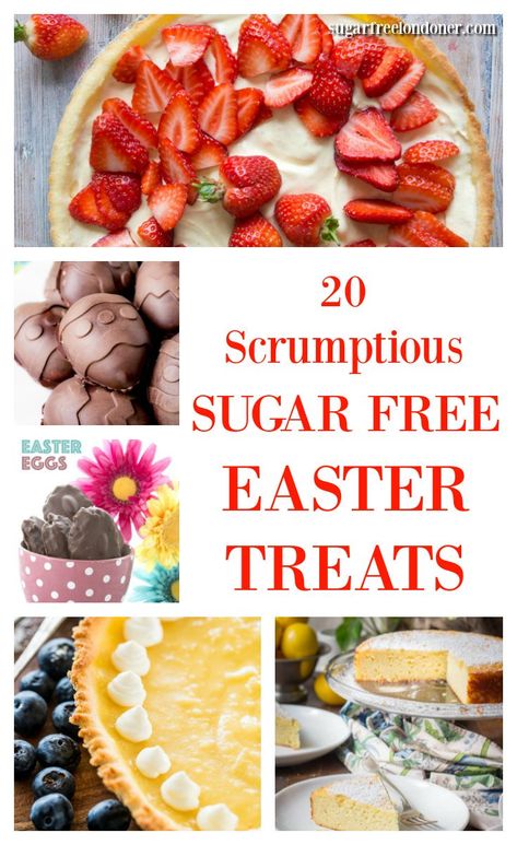 Sugar Free Easter Desserts Easy, Easter Desserts Sugar Free, Easter Desserts For Diabetics, Easter Healthy Desserts, Low Sugar Easter Desserts, Sugar Free Easter Treats, Sugar Free Easter Desserts, Easter Dessert Sugar Free, Big Desserts