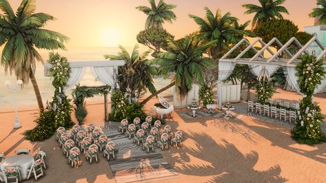 Sims 4 Wedding Venue No Cc, Sims4 Lots, Sims 4 No Cc, Lotes The Sims 4, The Sims 4 Lots, Cc Mods, Sims 4 House Building, Sims 4 House Plans, Sims 4 Game Mods