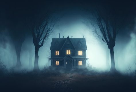 Haunted House Wallpaper Iphone, Haunted House Scared People, Gost House Background, Horror House Cartoon Background, Haunted House On Hill, Scary Haunted House, Scary Houses, Beach Background Images, Ghost House