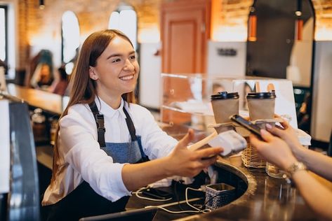 Free photo customer buying coffee at a c... | Free Photo #Freepik #freephoto #barista #store-owner #payment-terminal #coffee-barista Coffee, Retail Solutions, Free Photos, A Coffee, Coffee Shop, Make Your, Make It Yourself