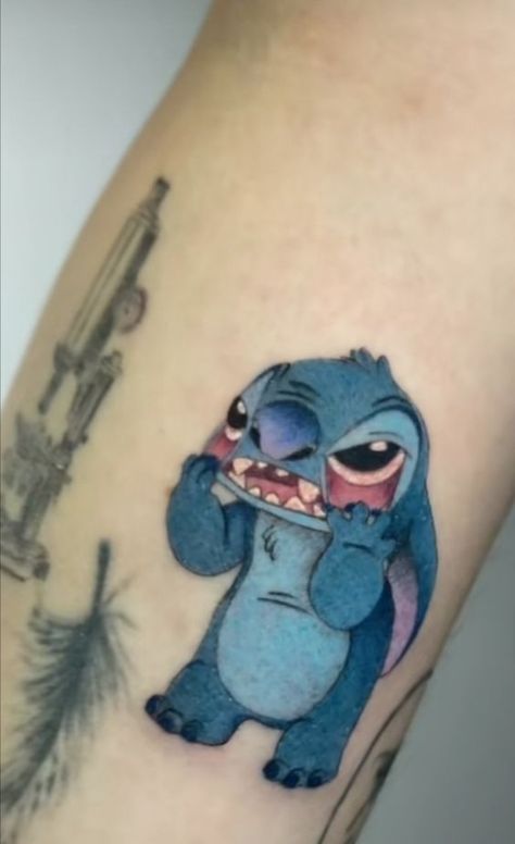 Stitch Tattoo Ideas. Angry Stitch Tattoo, Disney Stitch Tattoo Design, Tattoo Ideas Stitch, Stitch Ohana Tattoo, Stitch Disney Tattoo, Lilo Stitch Tattoo, Stitch Tattoo Design, Stitch Tattoo Ideas, Disney Stitch Tattoo