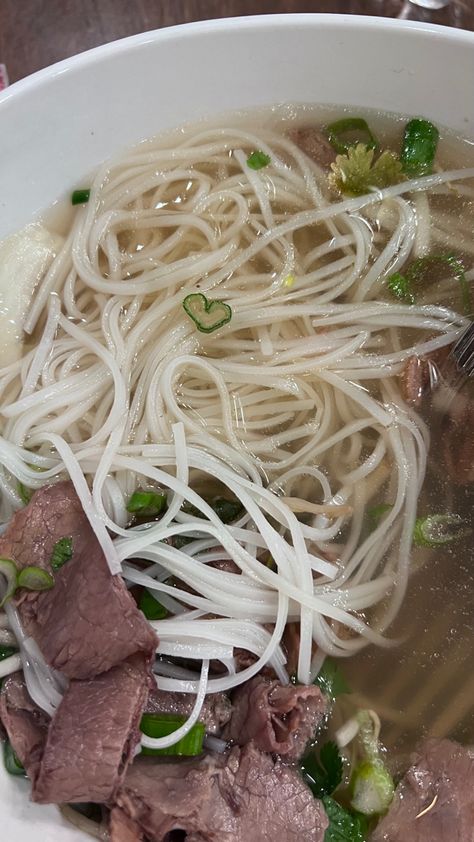 food, pho, Vietnamese, heart, love, cute A Pho Love Story Aesthetic, Vietnamese Food Aestathic, Pho Pictures, Pho Aesthetic, Asian Food Asthetic Picture, Authentic Vietnamese Pho, Eating Chinese Food, Aesthetic Vietnamese Food, Big Snacks