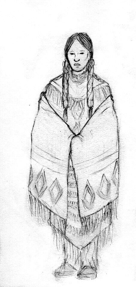 Native American Woman Drawing, Woman Coloring Pages, Native Drawings, Pilgrims And Indians, Native American Drawing, Native American Woman, Native American Children, Native Artwork, Native American Paintings