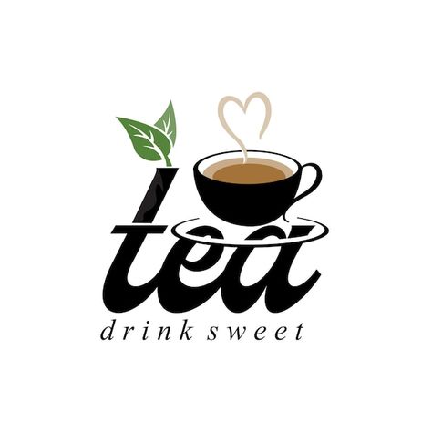 Tea logo design vector drink icon from g... | Premium Vector #Freepik #vector #food-coffee #tea-cup #coffee-tea #tea Tea Logo Design, Aqua Bedrooms, Leaf Health, Tea Lover Quotes, Mickey Mouse Wallpaper Iphone, Tea Cup Design, Tea Logo, Drink Icon, Cup Logo