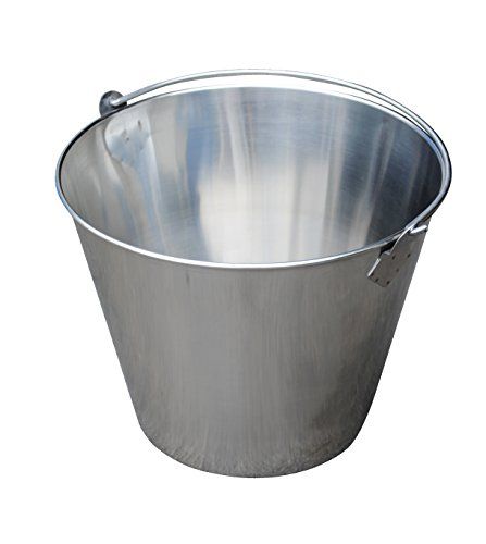 Vestil BKTSS325 Stainless Steel Bucket 10 Depth 325 gallon 88 pound Capacity *** You can find out more details at the link of the image.  This link participates in Amazon Service LLC Associates Program, a program designed to let participant earn advertising fees by advertising and linking to Amazon.com. Aloe Vera Body Wash, Steel Bucket, Ice Buckets, Tongs, Buckets, Ice Bucket, Small Trash Can, Body Wash, Aloe Vera