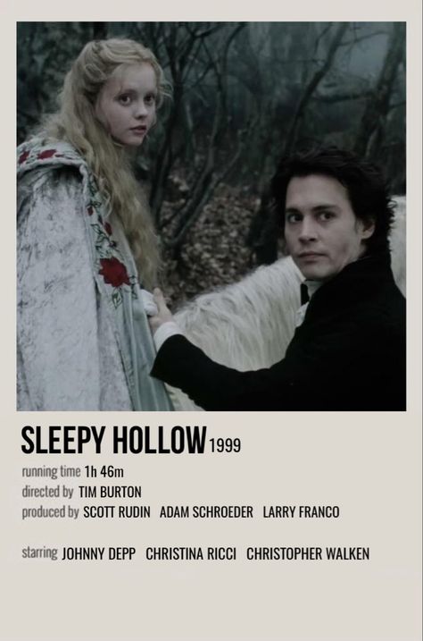 minimal polaroid movie poster for sleepy hollow Polaroid Movie Poster, Indie Movie Posters, جوني ديب, Film Recommendations, Movies To Watch Teenagers, Iconic Movie Posters, Movie To Watch List, Movie Card, New Movies To Watch