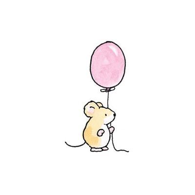 Maus Illustration, Birthday Balloons Pictures, Mouse Illustration, Balloon Pictures, Mouse Drawing, Black Balloons, Penny Black, Doodle Drawings, Cute Doodles