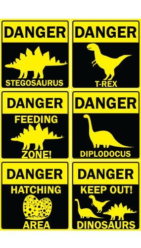 Dinosaur Signs Printable, Jurassic Park Party Ideas, Fête Jurassic Park, Dinosaur Birthday Party Decor, Jurassic Park Birthday Party, Jurassic Park Party, Dinosaur Birthday Theme, Jurassic Park Birthday, Sign Decorations