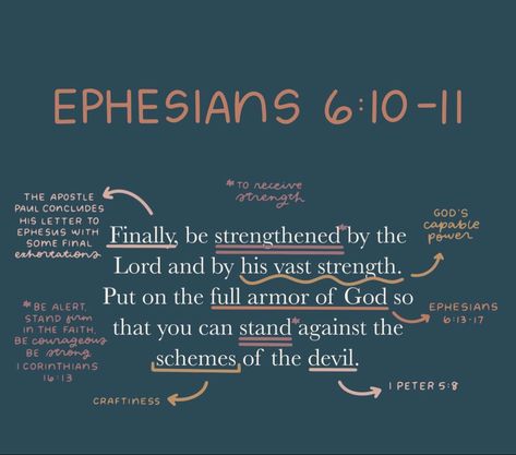 Ephesians 6:10-11 Ephesians Quotes, Ephesians Bible Study Notes, Ephesians 6:12, Ephesians 6:10 Armor Of God, Ephesians 2:10, Jesus Verses, Ephesians 6 16, Esoteric Wisdom, Book Of Ephesians