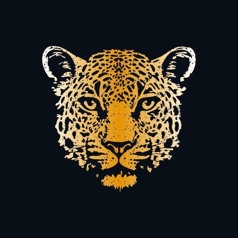 Jaguar Face, Puma Logo, Dark Background, Dark Backgrounds, Jaguar, Premium Vector, Vintage Collection, Graphic Resources, Branding