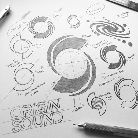 Creative Logo Design Logo Sketch Design, Sound Logo, Kunst Inspo, Logo Design Inspiration Creative, S Logo Design, Logo Sketches, 타이포그래피 포스터 디자인, Logo Design Process, Logo Creation