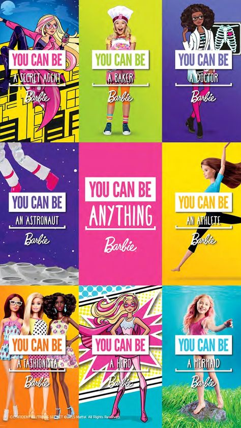 Barbie: You Can Be Anything ~ Viva Manilena Barbie Bday, Barbie Theme Party, Barbie Quotes, Barbie Art, Mermaid Barbie, Spy Party, Barbie Logo, Barbie Images, Barbie Theme