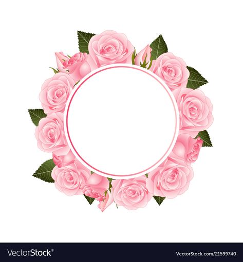 Flower Banner, Floral Logo Design, Floral Cards Design, Wreath Flower, Frame Floral, Watercolor Wreath, Vintage Flowers Wallpaper, Wreath Drawing, Photo Frame Design