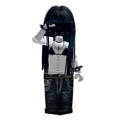 Goth Roblox Avatars, Scene Guy, Roblox Users, Outfit Ideas Emo, Roblox Sets, Fake Clothes, Emo Roblox Outfits, Roblox Oc, Avatar Cosplay