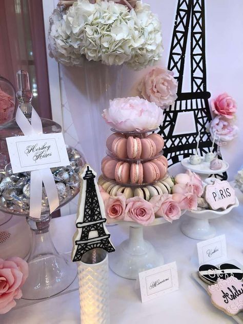 Sweet Sixteen Paris Theme Party, Paris Themed Birthday Party Sweet 16, Paris Themed Sweet 16 Party, Paris Theme Sweet Sixteen, Paris Aesthetic Party, Paris Sweet 16 Ideas, Paris Theme Birthday Party Ideas, Night In Paris Sweet 16, Paris Theme Centerpieces