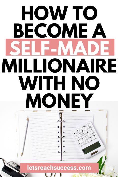 Self Made Millionaire, Make Money From Pinterest, Money Strategy, Money Management Advice, Money Saving Strategies, Money Making Jobs, Financial Life Hacks, Extra Money Online, Money Making Hacks