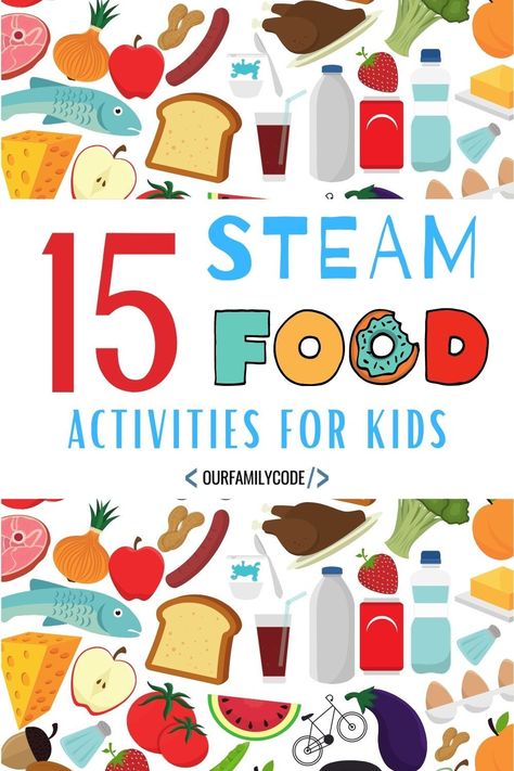 These 15 STEAM food activities offer great hands-on learning opportunities for kids of all ages! #foodscience #STEMed #STEM #homeschool #teachingkids Social Emotional Development Activities, Emotional Development Activities, Math Art Activities, Unplugged Coding Activities, Steam Food, Summer Stem, Social Skills For Kids, Preschool Stem, Social Emotional Activities