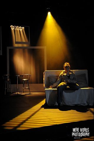 yellow backlighting with awesome gobo One Woman Show Theatre, Stage Lighting Aesthetic, Stage Lighting Design Theatres, Yellow Stage Lighting, Theatre Lighting Design Inspiration, Back Stage Aesthetic, Red Stage Lighting, Theatre Stage Aesthetic, Mini Stage Design