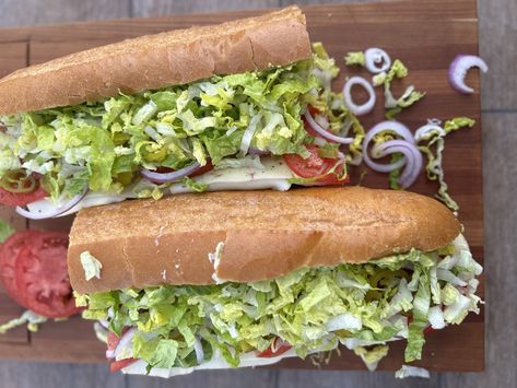 Deli-Style Veggie Subs - My Spice Pantry Sandwich Recipes, Spice Pantry, Deli Style, Sub Sandwiches, Veggie Sandwich, No Cooking, Lunch Meal Prep, Food Network Recipes, Vegan Vegetarian