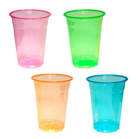 Party Essentials Soft Plastic 16-Ounce Party Cups and Tumblers, Assorted Neon, 40-Count Jager Bomb, Plastic Party Cups, Amber Glassware, Shot Cups, Space Birthday Party, Bormioli Rocco, Party Essentials, Fiesta Baby Shower, Neon Party