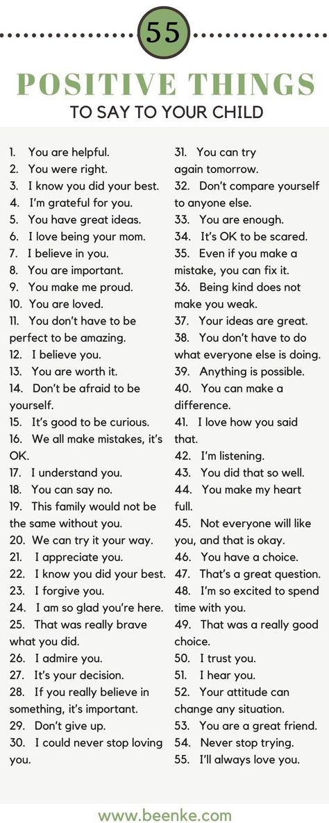 Here's 55 positive things to say to your child to help them feel confident and loved! Words of encouragement like these build feeling of self worth. Positive things to say to kids boost self esteem and encourage a growth mindset. Positive Things To Say, Uppfostra Barn, Positive Affirmations For Kids, Parenting Knowledge, Affirmations For Kids, Positive Things, Smart Parenting, Mindfulness For Kids, Vie Motivation