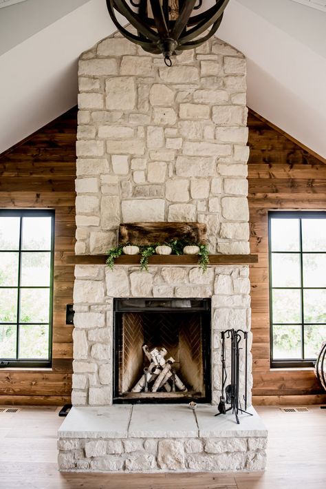 Versetta Stone, Eldorado Stone, Austin Stone, Screened Porch Designs, Maple Floors, Faux Fireplace, Porch Design, Home Additions, Brick Fireplace