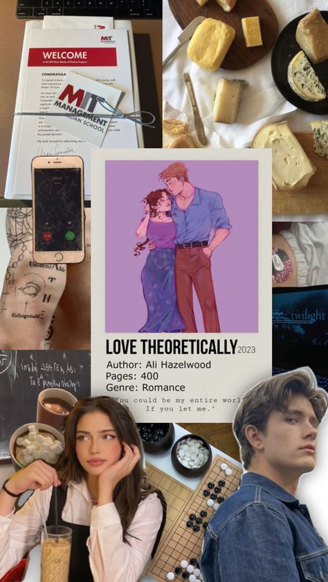 Love theoretically by Ali Hazelwood aesthetic Elsie Hannaway and Jack Smith-Turner Ali Hazelwood Aesthetic, Love Theoretically, Jack Turner, Ali Hazelwood, English Novels, Bullet Journal Writing, Long Layered Hair, I Love Books, Her. Book