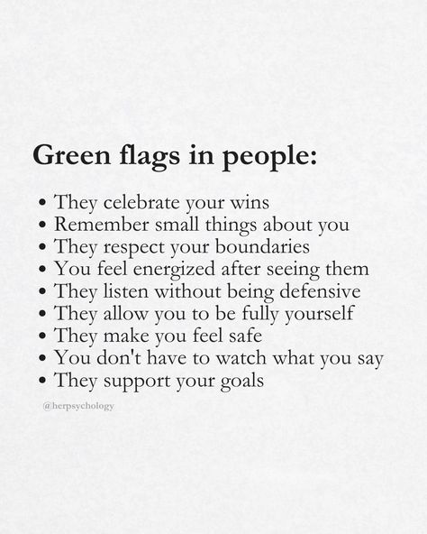 What else would you add to the list? 🙏🏼⁠ ⁠ Here's to the ones who uplift and embody the essence of green flags in relationships! ⁠ ⁠ Tag… | Instagram Green Flags In Relationships, Cute Crush Quotes, Green Flags, Green Flag, Lewis Howes, Positive Traits, Cheesy Quotes, Words That Describe Feelings, Relationship Psychology